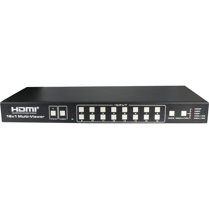 A-Neuvideo 16x1 HDMI 1.3 Seamless Switcher Mutli-Viewer