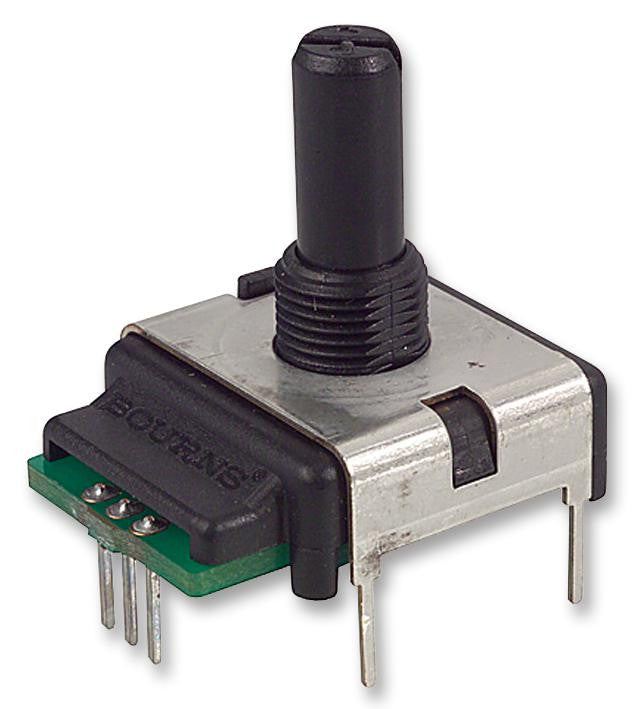 BOURNS ECW1J-B24-BC0024L Digital Contacting Encoder, Continuous, 120rpm, Quadrature Output, 24 Detents, 24 Cycles