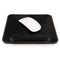 Londo Genuine Leather Mouse Pad with Wrist Rest (Black)