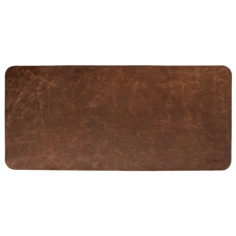 Londo Genuine Leather Extended Mouse Pad (Brown)