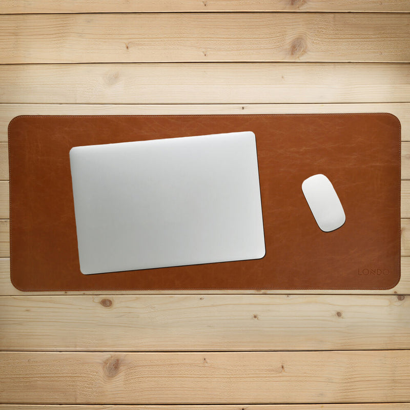 Londo Leather Extended Mouse Pad (Light Brown)