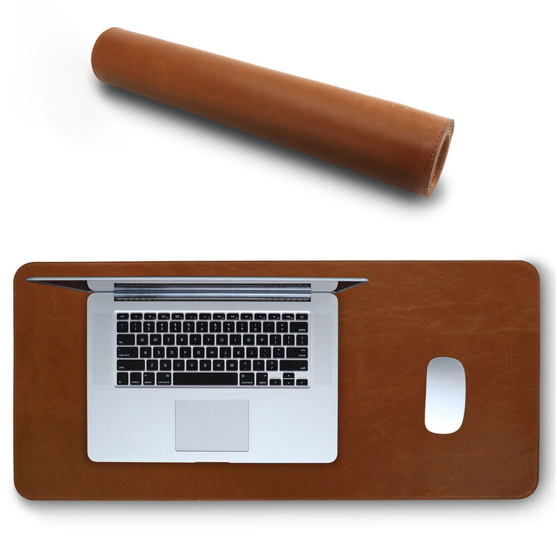 Londo Leather Extended Mouse Pad (Light Brown)