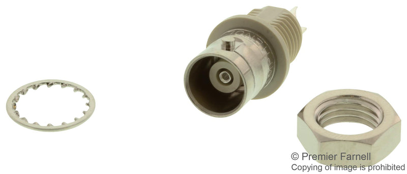 AMPHENOL RF 31-Oct RF / Coaxial Connector, BNC Coaxial, Straight Jack, Solder, 50 ohm, RG58, RG59, RG179, RG316