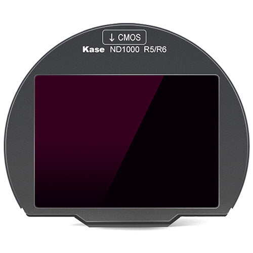 Kase 3-in-1 Clip-In ND8, ND64, ND1000 Solid Neutral Density Filter Set for Canon EOS R5 (3, 6, and 10 Stops)