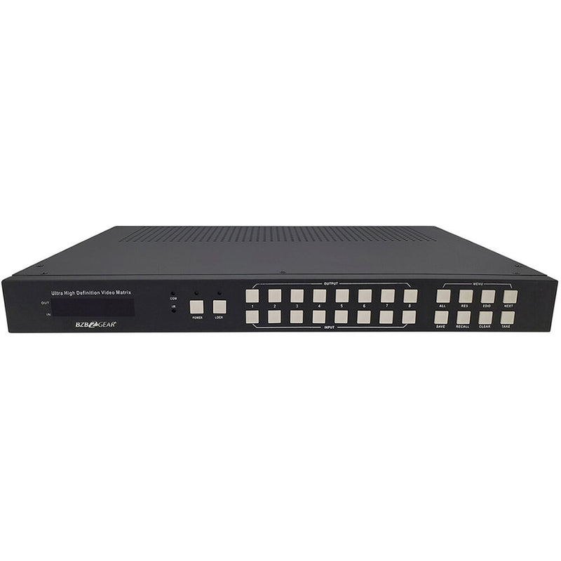 BZBGear 8x8 HDMI 4K Video Wall Processor Matrix Switcher/Scaler