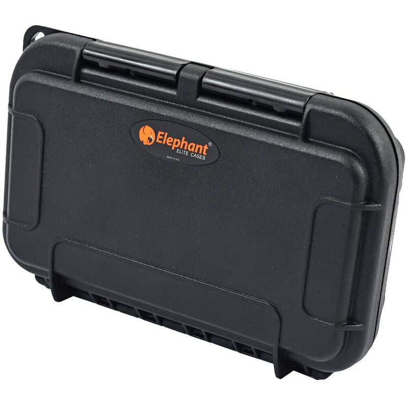 Elephant Elite 26 SD Waterproof Hard Memory Card Case (Black Case /Black Foam)