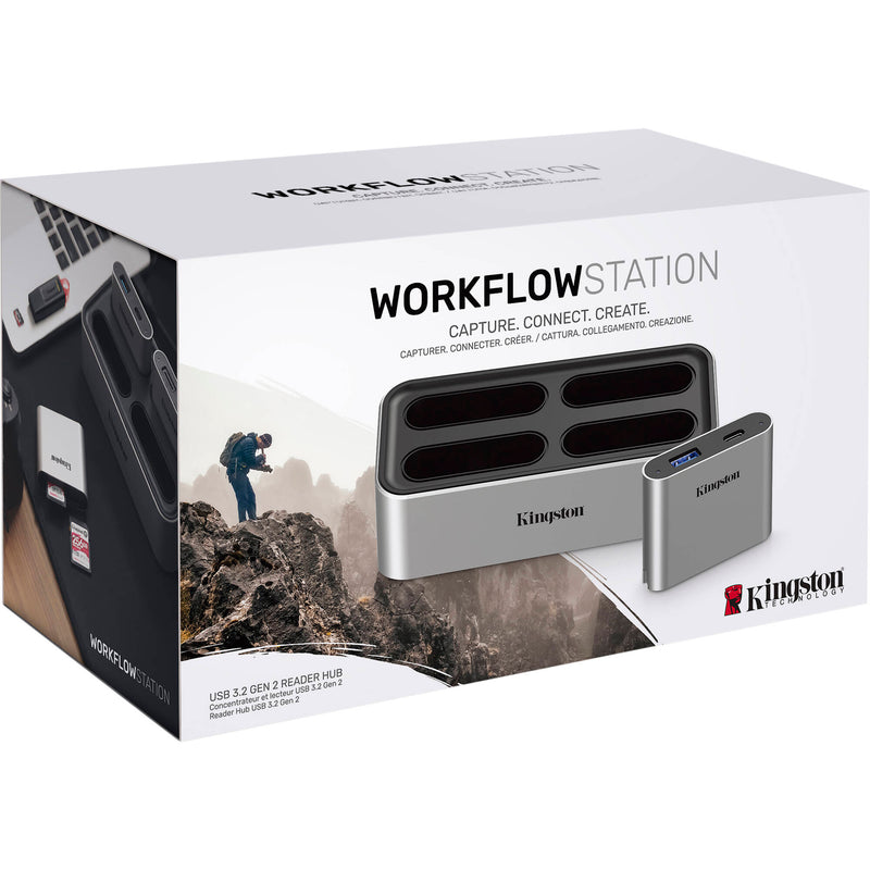 Kingston Workflow Station USB 3.2 Gen 2 Dock with USB Mini Hub