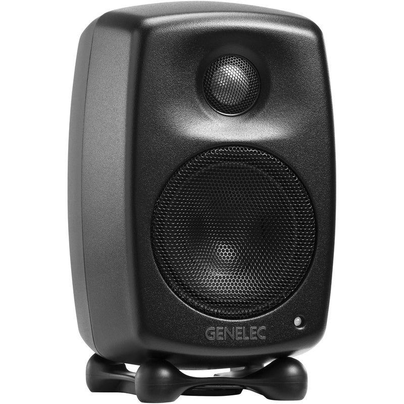 Genelec G One 2-Way Powered Bookshelf Speaker (Black, Single)