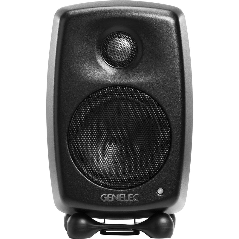 Genelec G One 2-Way Powered Bookshelf Speaker (Black, Single)