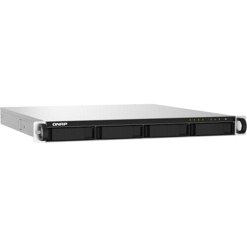 QNAP Qnap 1U 4-Bay Arm-Based 2.5G 10G Nas, Quad Core 1.7Ghz, 2Gb Ddr3 Ram, 2 X 10Gbe Sfp+, 2 X Gbe, Redun