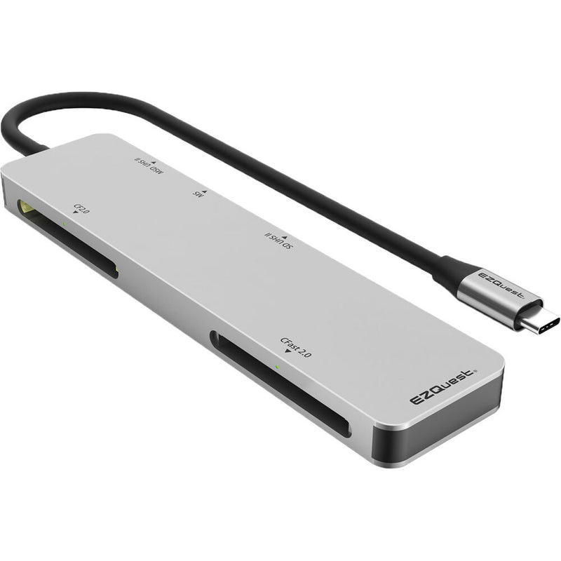 EZQuest 5-in-1 USB Type-C Card Reader