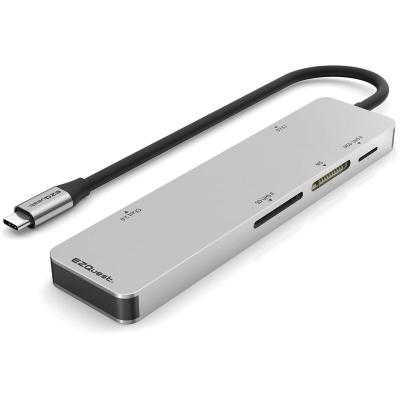 EZQuest 5-in-1 USB Type-C Card Reader