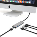 EZQuest 4-Port USB 3.0 Hub Adapter with USB Type-C PD 3.0