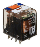 Schrack - TE Connectivity PT370L24 Power Relay 3PDT 24 VDC 10 A PT Series Socket Non Latching