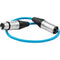 Kondor Blue 3-Pin XLR Male to 3-Pin XLR Female Audio Cable for On-Camera Mic (18")