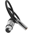 Kondor Blue TA4M 4-Pin Mini XLR Male to 3-Pin XLR Female Audio Cable (16")