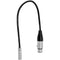 Kondor Blue TA4M 4-Pin Mini XLR Male to 3-Pin XLR Female Audio Cable (16")