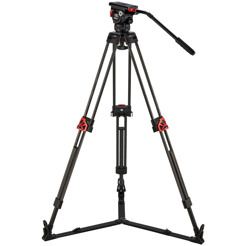 Camgear Elite 8 Carbon Fiber Tripod System with 75mm Fluid Head & Ground Spreader