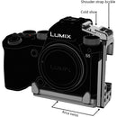 Niceyrig L-Bracket for Panasonic Lumix S5 Camera with Detachable Cold Shoe Mount