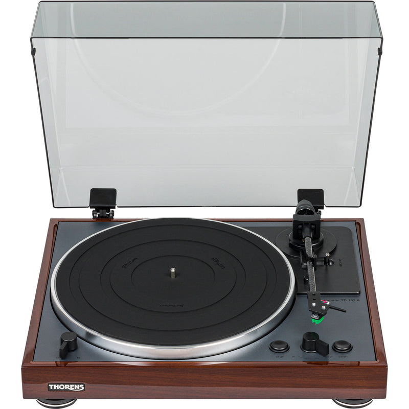 THORENS TD 102 A Fully Automatic Two-Speed Stereo Turntable (Walnut High Gloss)