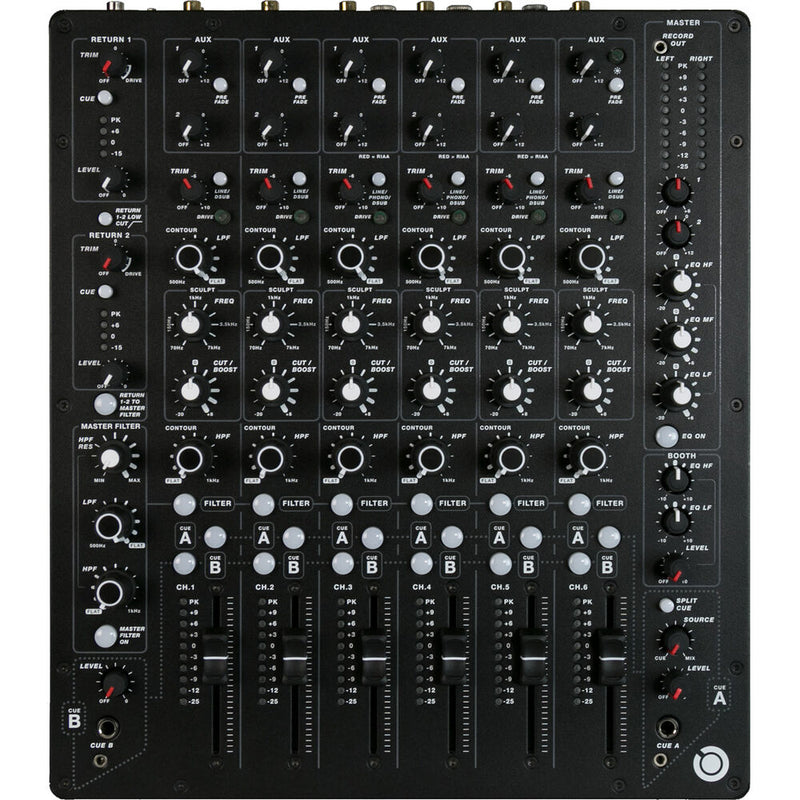 PLAYdifferently MODEL 1 Premium 6-Channel Analog DJ Mixer