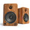 Kanto Living YU6 2-Way Powered Bookshelf Speakers (Walnut, Pair)