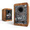 Kanto Living YU6 2-Way Powered Bookshelf Speakers (Walnut, Pair)