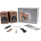 Kanto Living YU6 2-Way Powered Bookshelf Speakers (Walnut, Pair)