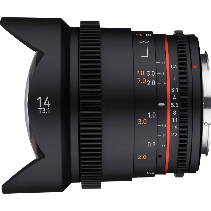 Rokinon 14mm T3.1 DSX Ultra Wide-Angle Cine Lens (EF Mount)