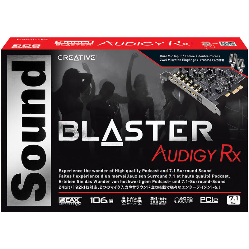 Creative Labs Sound Blaster Audigy Rx PCIe Sound Card