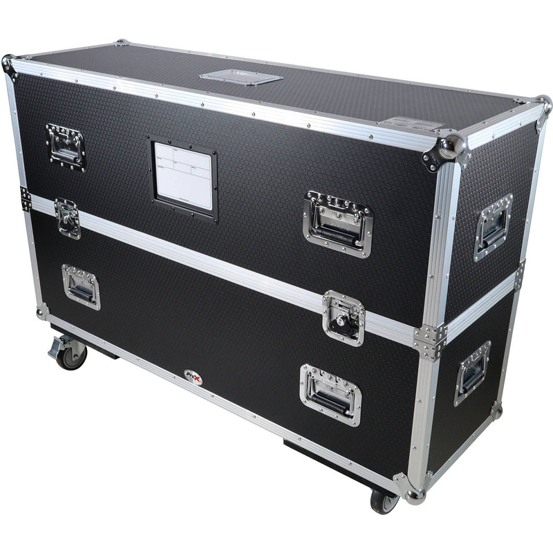 ProX Road Case for 2 x Flat-Panel LCD/LED/Plasma Monitors (43 to 50")