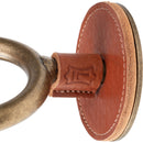 Levy's Brass Forged Guitar Hanger with Tan Leather