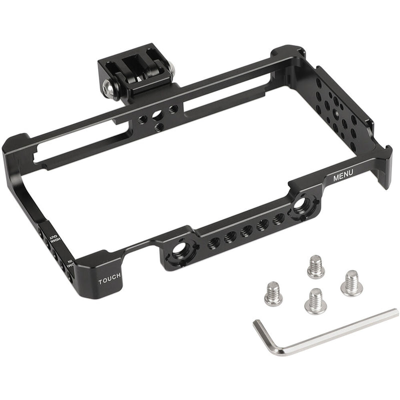 CAMVATE Formfitting Monitor Cage with Tilt Mount for FeelWorld LUT6/LUTS6