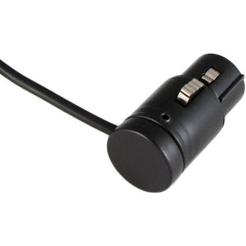 Cable Techniques Low-Profile Right-Angle XLR 3-Pin Female Connector (Standard Outlet, A-Shell, Black Cap)