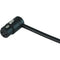 Cable Techniques Low-Profile Right-Angle XLR 3-Pin Female Connector (Large Outlet, A-Shell, Black Cap)