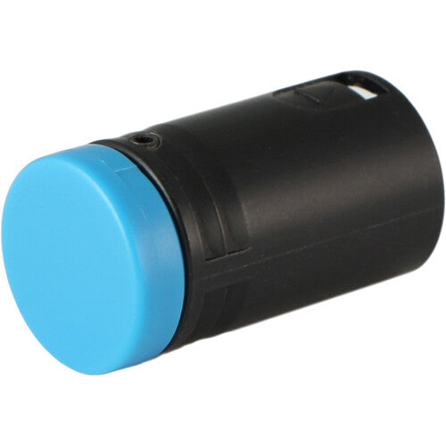 Cable Techniques Low-Profile Right-Angle XLR 3-Pin Male Connector (Standard Outlet, A-Shell, Blue Cap)