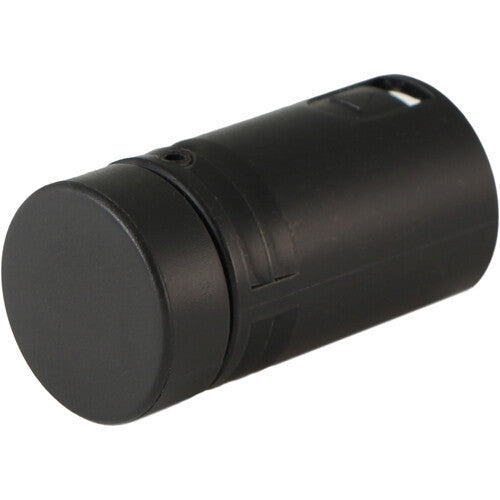 Cable Techniques Low-Profile Right-Angle XLR 3-Pin Male Connector (Large Outlet, A-Shell, Black Cap)