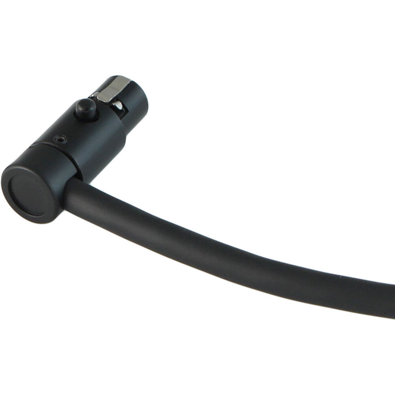 Cable Techniques LPS Low-Profile Right-Angle TA4F Connector (Large Outlet, Black Cap)