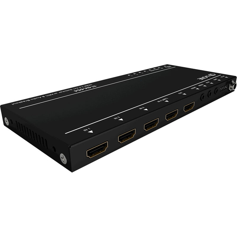 TV One Ultra Slim 4x1 4K60 HDMI 2.0 Video Switcher with HDCP 2.2