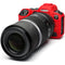 easyCover Silicone Protection Cover for Canon R5 & R6 (Red)