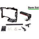 LanParte Camera Cage with 501-Compatible QR Plate & R/S Top Handle for Sony a7R IV