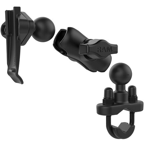 RAM MOUNTS RAM Spine Clip Garmin Mount with Handlebar U-Bolt Base