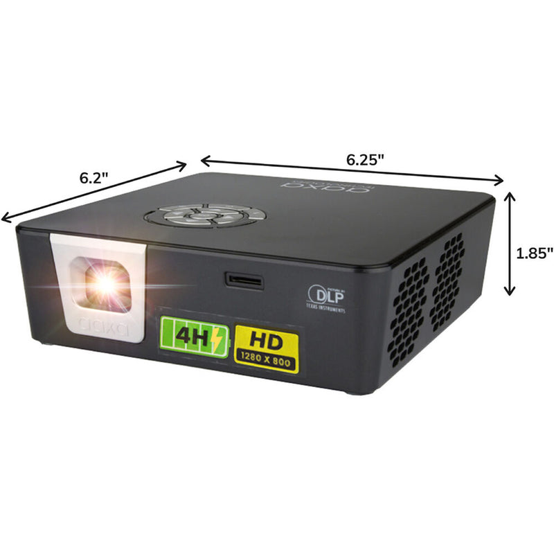 AAXA Technologies P6X 1100-Lumen WXGA Portable DLP Projector