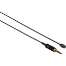 Microphone Madness MM-ML Micro-Lapel Style Mono Omnidirectional Microphone (Black)