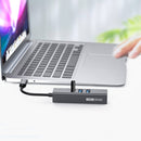 Tera Grand USB 3.1 Type-C Gigabit Ethernet Adapter & 3-Port USB Hub (Gray)