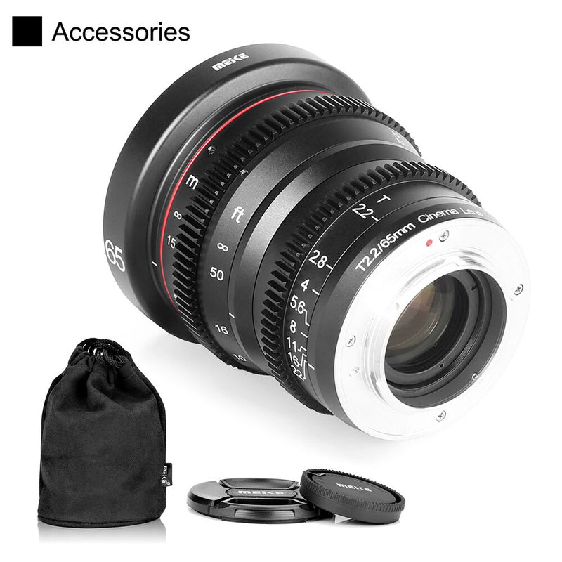 Meike 65mm T2.2 Manual Focus Cinema Lens (MFT Mount)