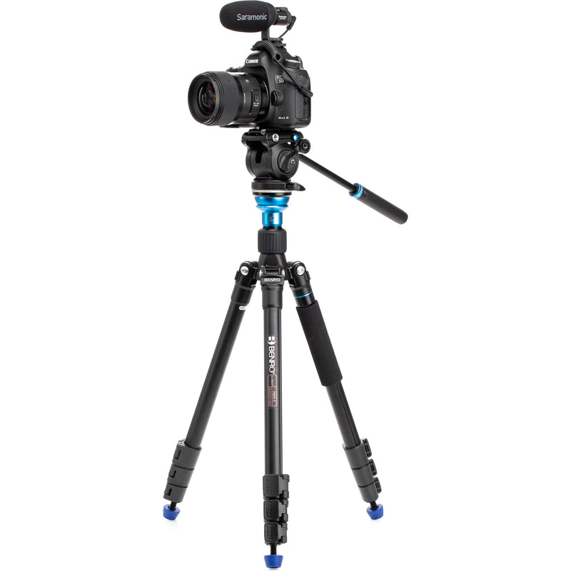 Benro Aero 2 PRO Aluminum Travel Video Tripod with Flip Locks