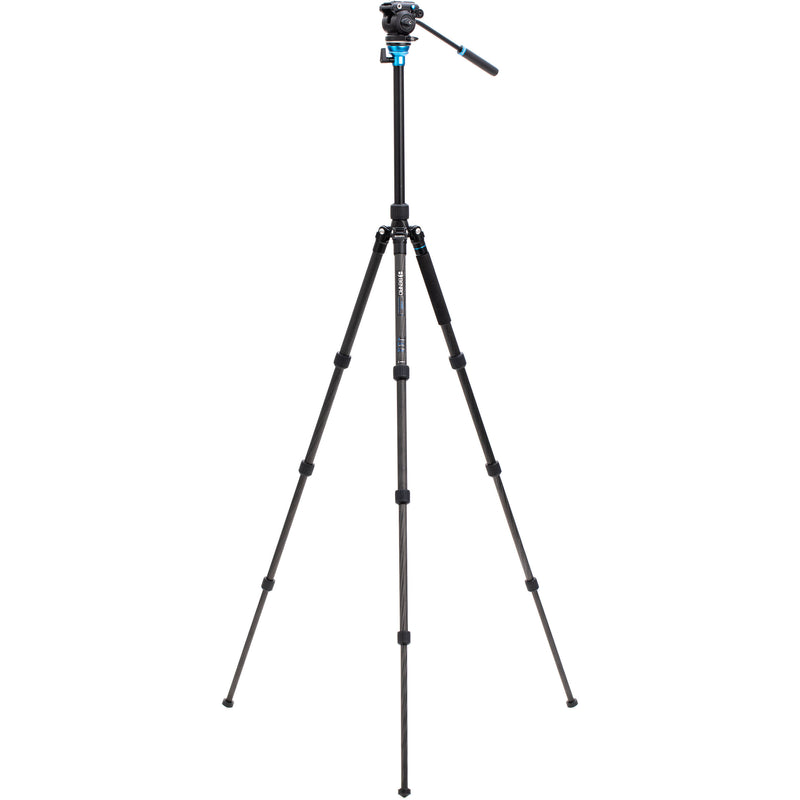 Benro Aero 2 PRO Carbon Fiber Travel Video Tripod with Twist Locks