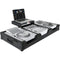 ProX DJ Coffin Flight Case for Pioneer DJM-900NXS2 Mixer and Two CDJ-3000 Multiplayers (Black on Black)