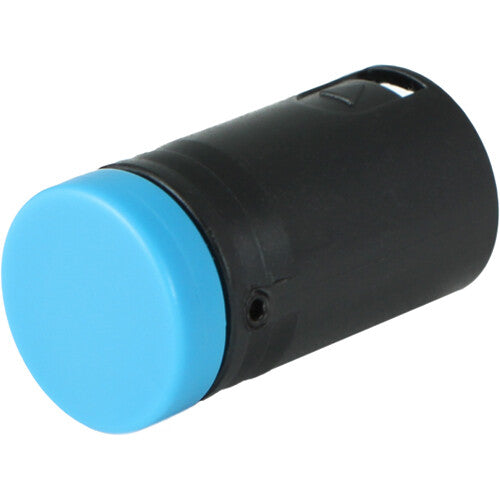 Cable Techniques Low-Profile Right-Angle XLR 3-Pin Male Connector (Standard Outlet, B-Shell, Blue Cap)